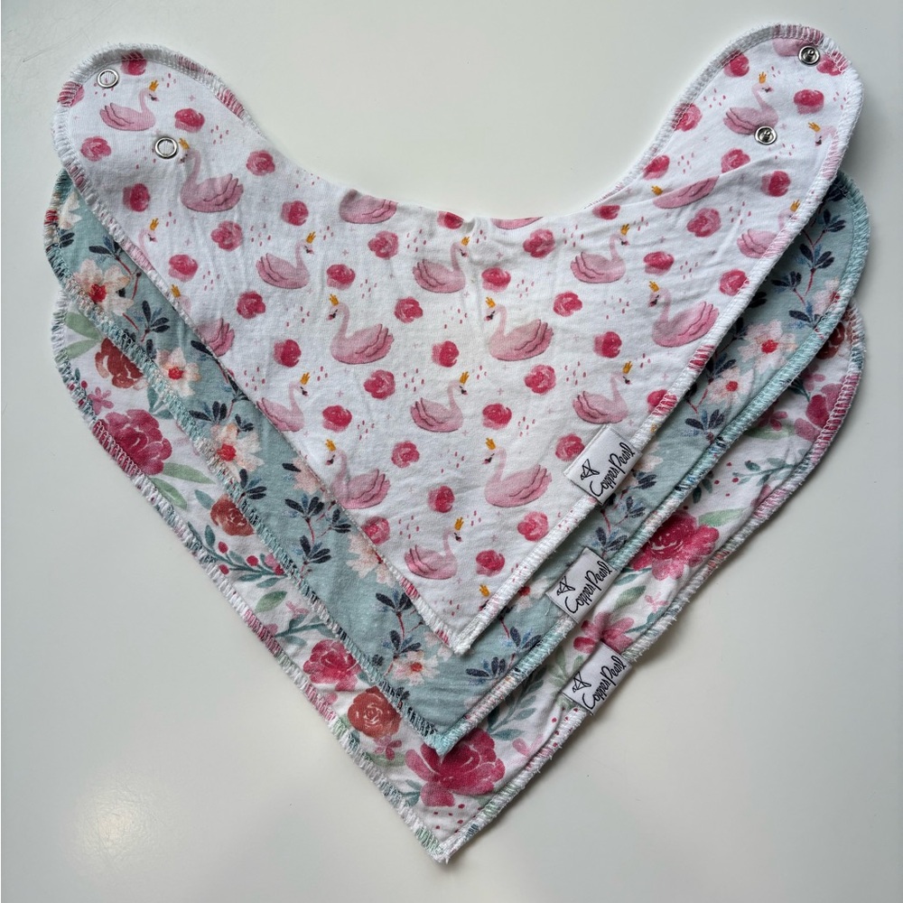 Copper Pearl Bandana Bib bundle